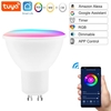GU10 Smart Bulb LED Light Cup 5W RGB + WW + CW Unterstützung Tuya Alexa Google Home IFTTT Fernbedienung Sprachsteuerung LED Dimmlampe