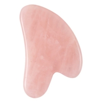 Guasha Facial Face Neck Body Gua Sha Board Massagegerät aus natürlichem Rosenquarzstein