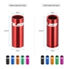 GUB 100pcs 4mm / 5mm Aluminium-Legierung Fahrrad-Umwerfer Shift-Bremse-Drahtseil-Endkappe Schaltkabel Verschlauchung Ferrulen Tupe Tops Ersatz Set