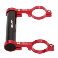 GUB 31, 8 MM doppelte Lenker Erweiterung Mount Carbon Fiber Extender Halter für Fahrrad Licht Fahrrad Tacho