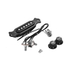 Guitar Copper Single Magnetspule Geräuschlose Akustikgitarre Pickup mit Volume Tone Control mit Knöpfen Befestigungsschrauben Set