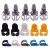 Guitar Thumb Finger Picks Set 5 Thumb Picks 5 Zeigefinger Picks 5 Metal Picks mit Kunststoffetui