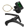 Guitar Tool Kit mit Digital Guitar Tuner Guitar Capo Akustikgitarrensaiten für Anfänger Zubehör für Saiteninstrumente