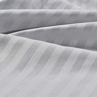 Gut gemachtes weiches Baumwollbettwäsche-Blatt-Set mit Kissenbezug und gepaßtem Blatt 12 "Deep Pocket Fitted Sheet