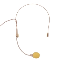 Gute Qualität Headset Mikrofon Kondensator Mikrofon 3, 5 mm rechtwinklige Schnittstelle für drahtlose Bodypack-Sender