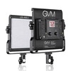 GVM LED-480LS Dimmbare zweifarbige LED-Videoplattenleuchte CRI97 + TLCI97 2300K-6800K Aluminiumlegierungs-Gehäuse mit U-Klammer für Porträt-Interview Filmherstellung Studio Fotografie Beleuchtung 29W