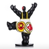 Gym Fette Frau Tooarts Fiberglas-Skulptur exaggerative Modellierung Decorativee Ornament