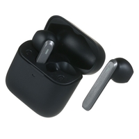 J58 Wireless BT5.0 Kopfhörer Ergonomische Semi-In-Ear-Sport-Ohrhörer Automatische Kopplung Smart Touch Control Breite Kompatibilität Schwarz