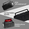 J831 Drahtloser Lautsprecher Bluetooth 5.0 Taschenlampen-Player Sound Mehrere Soundeffekte Lautsprecherunterstützung AUX TF USB für nächtliches Angeln im Freien Wanderreisen