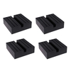 Jack Rubber Pad 1PCS Universal Car Square Schwarz Anti-Rutsch-Schienenadapter Jack Guard Pad Adapter Fahrzeugreparaturwerkzeug für das Heben von Autos