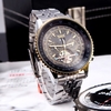 Jaragar automatische Automatik mechanische Armbanduhr mit analoger Anzeige Edelstahl Armband Luxus Design Unruh Gold & Schwarz