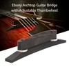 Jazz Guitar Bridge Floating Archtop Bridge mit einstellbarem Daumenrad für Archtop-Gitarren