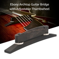 Jazz Guitar Bridge Floating Archtop Bridge mit einstellbarem Daumenrad für Archtop-Gitarren
