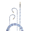 JCALLY JC20 Spiralfolie Versilbertes Upgrade-Kabel Vergoldeter 3, 5 4-poliger Stecker Sorgenfreie Kabelsteuerung Drei-Tasten-HIFI-Kopfhörer Upgrade-Kabel (0, 75 / 0, 78 mm Stecker)