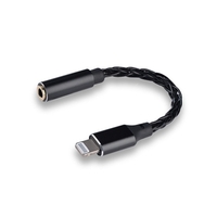 JCALLY JM08L Lightning Audio Adapter Konverter MFI-zertifizierter Lightning auf 3, 5 mm Kopfhörerkabel Adapter Ersatz für iPhone 12 Pro Max SE 11 Pro Max XR XS 8 Plus