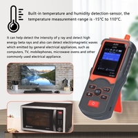 JD-3001 Multifunktionaler Geigerzähler und elektromagnetischer Strahlungsdetektor Temperatur- und Feuchtigkeitsmessgerät mit Datenexportfunktion