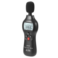 JD-801 Digitaler Geräuschdetektor Mini Leichte,  hochgenaue Dezibel-Überwachungsvorrichtung Schallpegelmesser mit EIN / AUS-Funktion für Hintergrundbeleuchtung
