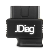 JDiag verbesserte BT FASLINK M2 OBDII Scanner-Berufsfahrzeug-Diagnosewerkzeug,  Automotor-Codeleser für IOS und Android,  mit Sprachsteuerungsfunktion