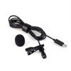 JH-042 Lavalier-Mikrofon Typ C Omnidirektionales Kondensatormikrofon Hervorragender Klang für Audio- und Videoaufnahmen Schwarz