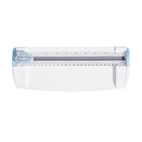 JIELISI ortable A5 Schiebe-Papierschneider 23 cm/9, 1 Zoll Schnittlänge Papierschneider Scrapbooking-Werkzeug Schneidematte Maschine für DIY Bastelpapier Karton Fotos Bilder Karten Bürobedarf