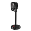 JIES Retro Kondensatormikrofon Wired Mic 3.5mm Port Game Singing Mic für PC Computer