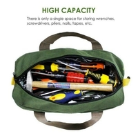 Jinbeauty multifunktions Leinwand Wasserdichte Lagerung Handwerkzeugtasche Tragbare Toolkit Pouch US 14 "