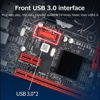 JINGSHA B75M Motherboard Dual DDR3-Speichersteckplätze VGA + HD-Display-Schnittstellen unterstützen LGA1155 Core i3/i5/i7-CPU