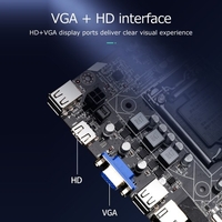 JINGSHA H61M Motherboard Zweikanal-DDR3-Speichersteckplätze VGA + HD-Anzeigeschnittstellen unterstützen LGA1155-CPU (Core i3/i5/i7)