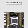 Jingsha X79 Motherboard Gaming Mainboard mit 4-Kanal-DDR3-Steckplätzen M.2-Schnittstellenunterstützung Prozessor der LGA2011 V1 V2-Serie
