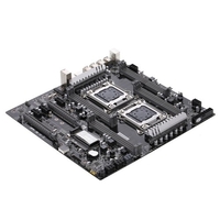 JINGSHA X79-S8 Duales Motherboard 8-Kanal DDR3 E-ATX Gaming-Mainboard mit Onboard M.2 Port Unterstützung der CPU der LGA2011 V1/V2-Serie