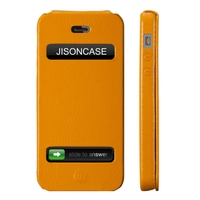 Jisoncase Flip Executive Case/Cover für das iPhone 5