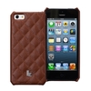 Jisoncase Matelasse Genuine Leather Case für iPhone 5