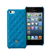 Jisoncase Matelasse Genuine Leather Case für iPhone 5