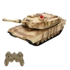 JJRC Q90 RC Panzer 1/24 Fernbedienung Militärischer Kampfpanzer Spielzeugschüsse mit Lichtern Realistische Geräusche RC Fahrzeug 330 ° drehbarer Turm