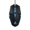 JM-518 6D Wired Gaming Mouse E-sports Gaming Mouse Ergonomic Mice with 4 Adjustable DPI 4-color Breathing Light Plug&Play