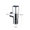 JOMOO Messing-Winkelventil G1 / 2 Absperrventil für Wasserhahn des Wasserhahns Warmwasserbereiter Wasserregelventil Hardware Küche Waschbecken-Winkelventil