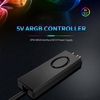 Jonsbo 5V 3Pin ARGB-Controller SATA-Netzteil Manueller Einstellregler für Chassis-Lüfter-Lichtleiste Wassergekühlter Kühler
