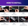 JONSBO M.2-2 RGB SSD Kühlkörper für M.2 2280 Single Sided SSD Support ARGB Syncing Light SSD Aluminium Heizkörper mit Wärmeleitpad