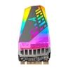 JONSBO M.2-4 RGB SSD Radiator SSD Aluminium-Kühlkörper mit Silikon-Wärmeleitpad für M.2 2280 Single/Dual Sided SSD ARGB Syncing Light