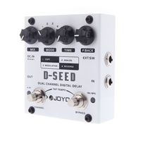 JOYO D-SEED Zweikanal Digital Delay Gitarre Effekt Pedal mit vier Modi