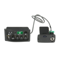 JOYO EQ-MP3 3-Band EQ Equalizer System Vorverstärker für Akustikgitarre EQ Equalizer Piezo Pickup LCD Tuner Verstärker