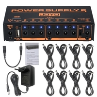 JOYO JP-05 Gitarreneffekt-Netzteilverteiler 8 isolierte Ausgänge für 9V/12V/18V-Effektpedale mit USB-Anschluss