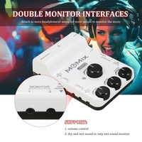 JOYO MOMIX USB Audio Interface Mixer Tragbarer Audio Mixer Professioneller Sound Mixer für PC Smartphone Audio Equipment Musikinstrumente