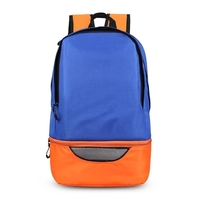 Jugend-Basketball-Rucksack Strapazierfähige Oxford-Fußballtasche Outdoor-Fitnessstudio-Fußball-unabhängige Schuhtasche Sport-Tagesrucksack Inklusive separater Schuhplatte und Ballhalter