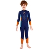 Jungen Neoprenanzug Langarm Tauchbadeanzug mit Sicherheitsreißverschluss Schnelltrockneter einteiliger Surfanzug für Wassersport