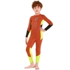 Jungen Neoprenanzug Langarm Tauchbadeanzug mit Sicherheitsreißverschluss Schnelltrockneter einteiliger Surfanzug für Wassersport