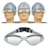 Justierbarer wasserdichter Anti-Fog-UVschild-Schutz-Schwimmen-Schutzbrillen-erwachsene Gläser mit Nasen-Klipp-Aufbewahrungsbehälter