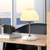 JY-85 Nachttisch Pilzlampe Drahtloser BT-Lautsprecher 2 In 1 Durchscheinende Vintage-Stil Kleine Schreibtischlampe