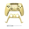 JYS Ersatzschale + Dekorstreifen-Kit Gamepad-Abdeckung vorne hinten mit Schraubendreher-Ersatz für PS5-Controller