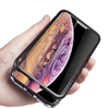 Magneto magnetischer Adsorptionskasten Klares gehärtetes Glas Rot Klare i-Phone XS